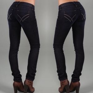 William Rast Jerri Ultraskinny Dark Wash Jeans W31